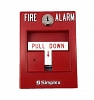 Извещатель пожарный ручной, стекло Адресный серии IDNET - Simplex 4099-9004
