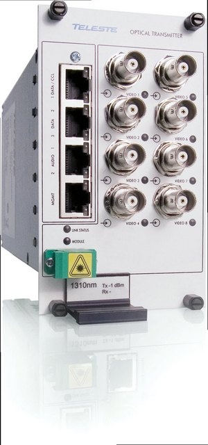 Восьмиканальный передатчик видео-данных-тревоги Teleste CMT891