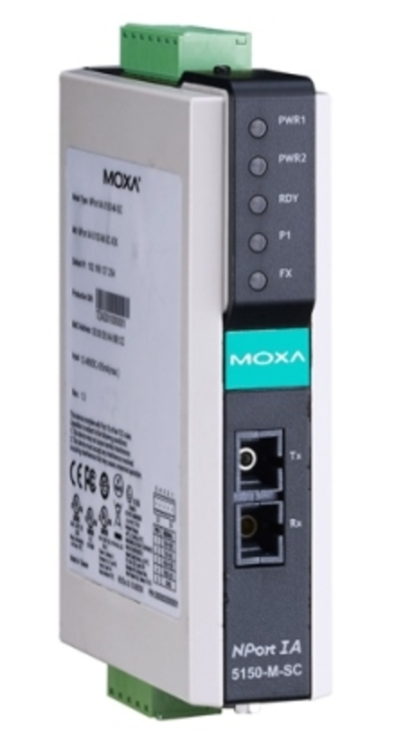 1-портовый асинхронный сервер MOXA NPort IA-5150-M-SC-IEX