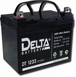 Аккумулятор 12 В, 33 Ач DT 1233 Delta