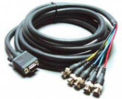 Переходный мониторный кабель VGA (HD15) Вилка на 5 BNC (Вилки) Kramer C-GM/5BM-75