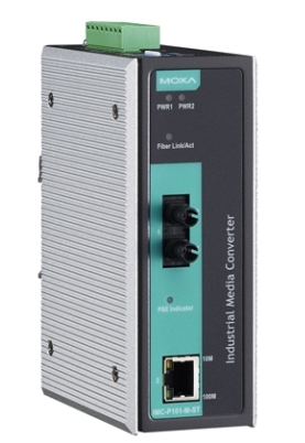Медиаконвертер Ethernet MOXA IMC-P101-S-ST