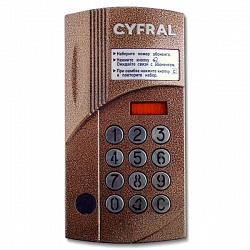 Блок вызова аудиодомофона ЦИФРАЛ CCD-2094.1 И/Р