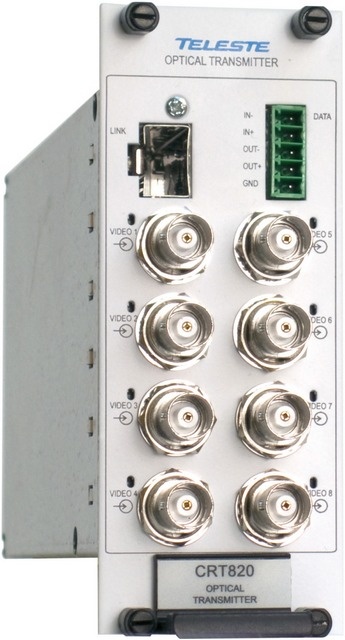 Восьмиканальный передатчик видеосигналов Teleste CRT820S