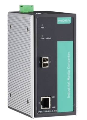 Медиаконвертер Ethernet MOXA PTC-101-M-LC-HV