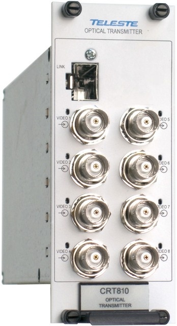 Восьмиканальный передатчик видеосигналов Teleste CRT810M