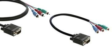 Переходный кабель VGA на 3 RCA Kramer C-GM/3RVM-3