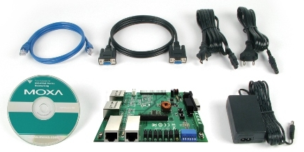 Встраиваемый управляемый Ethernet-модуль MOXA EOM-104-FO Evaluation Kit
