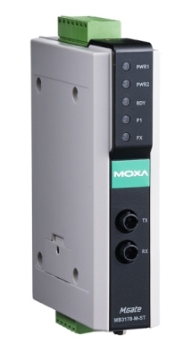 1-портовый преобразователь MOXA MGate MB3170-M-ST-T