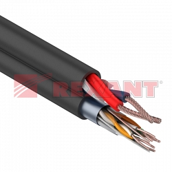 Мульти-кабель  FTP  4PR  24AWG  CAT5e + 2х0.75мм² (Rexant 01-4044)