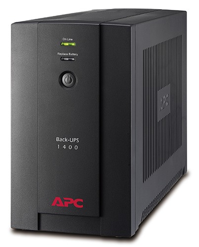 ИБП APC Back-UPS 1400 ВА, 230 В, авторегулировка напряжения, разъемы IEC BX1400UI
