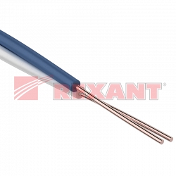 Провод кроссировочный ПКСВ  2х0.50 мм (Rexant 01-5512)