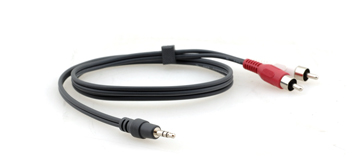 Переходный кабель 3.5mm Audio на 2 RCA Kramer C-A35M/2RAM-3