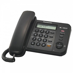 Телефон проводной Panasonic KX-TS2358RUW