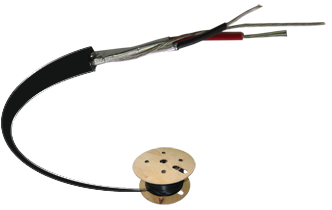 Однопарный фидерный кабель повышенной надежности в металлорукаве GEOQUIP GQFC-9-FACHS