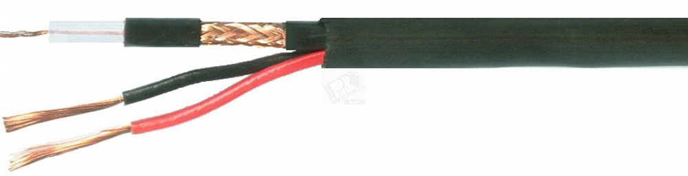 Комбинированный кабель Кабельэлектросвязь  КВК 2П 2х0.5 исполн.2
