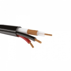 Комбинированный кабель Кабельэлектросвязь КВК(Rg 59+2x0.75)+трос