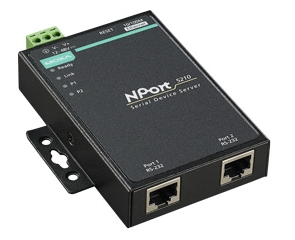 2-портовый асинхронный сервер MOXA NPort 5210-T