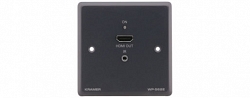 Настенная панель-переходник с проходным разъемом HDMI Kramer WP-H1M/EU/GB(G)