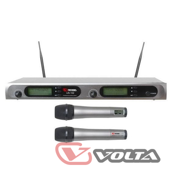 Многоканальная микрофонная система Volta US-102 (600-636MHZ)