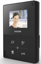 Kocom    KCV-401EV черный,  Монитор цв.видеодомофона