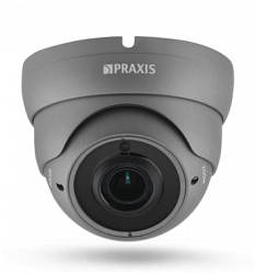 Уличная купольная мультиформатная видеокамера Praxis PE-7112MHD 2.8-12