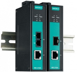 Медиаконвертер Gigabit Ethernet MOXA IMC-21GA-SX-SC-T