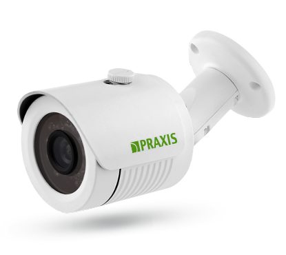 Уличная корпусная IP видеокамера Praxis PB-7141IP 3.6 A/SD