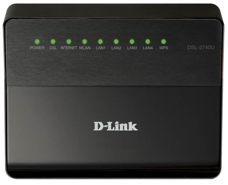 Беспроводной маршрутизатор ADSL2+ D-Link DSL-2740U/B