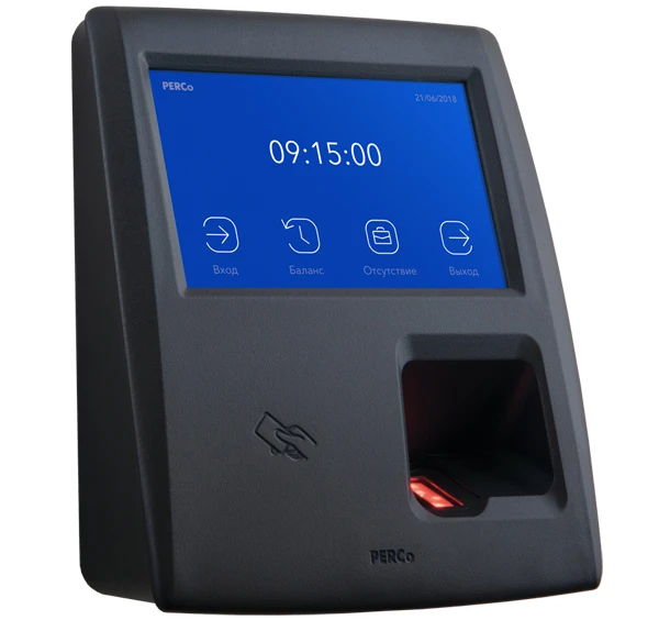 Биометрический терминал учета рабочего времени CR11.1