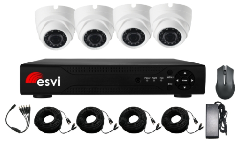 Комплект видеонаблюдения ESVI EVK-X4-DLH10B